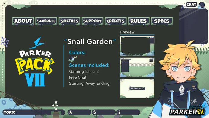 Garden (Parker Pack 7)