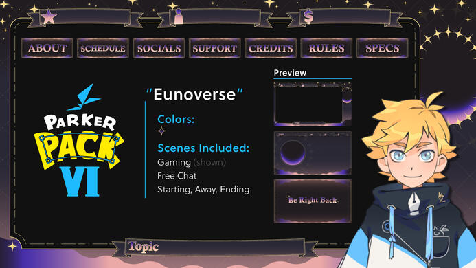 Eunoverse (Parker Pack 6)