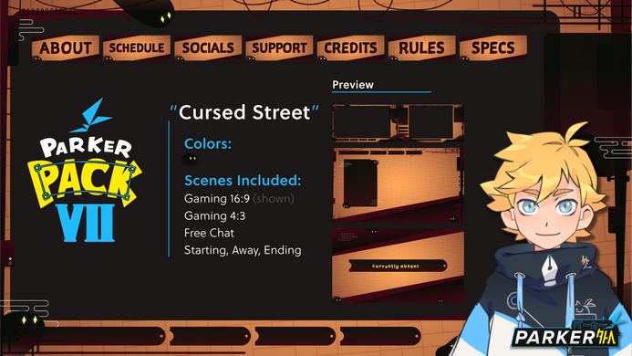 Cursed Street (Parker Pack 7)