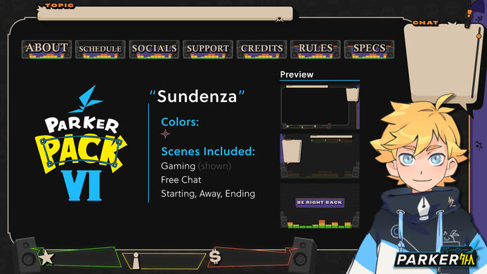 Sundenza (Parker Pack 6)